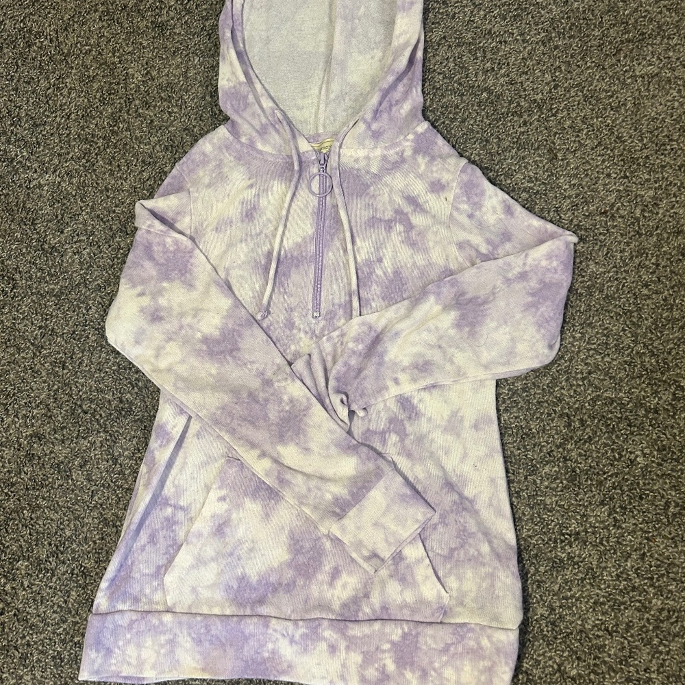 Tie dye Quarter Zip